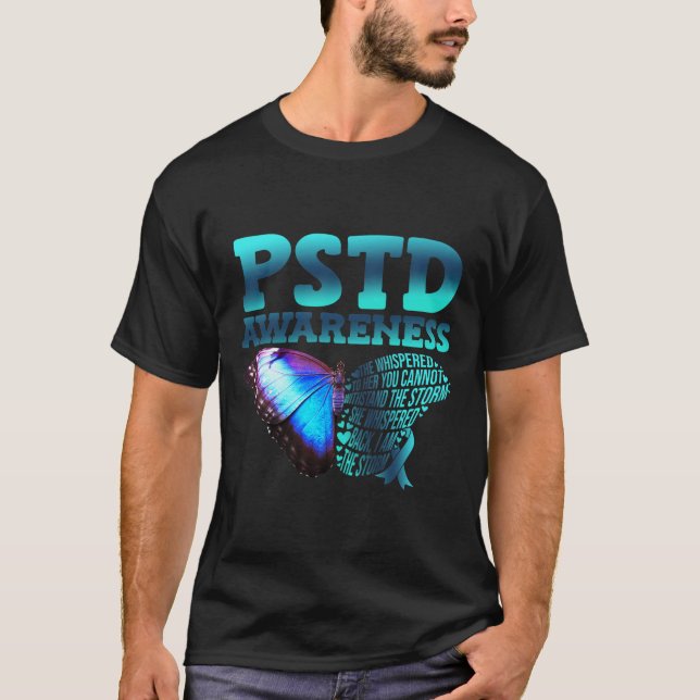Pstd Awareness Post-traumatic Stress Disorder Butt T-Shirt (Front)