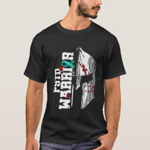 PSTD Warrior National Stress Awareness Month Helme T-Shirt