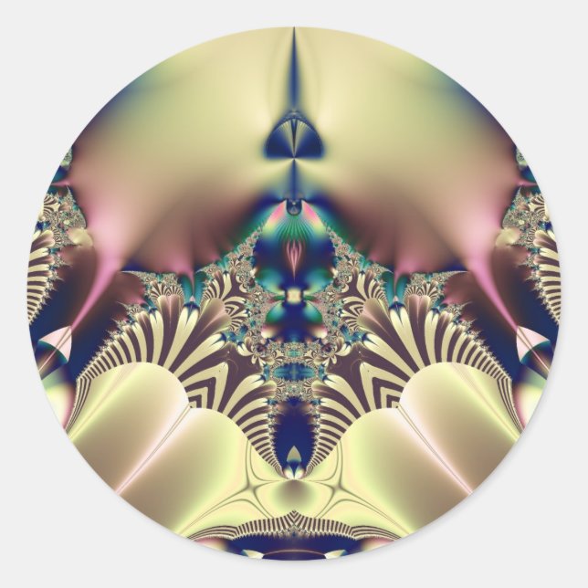 Pstrypedelic Classic Round Sticker (Front)