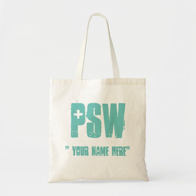 PSW Tote bag, work bag, Personal Support Worker Bag (Front)