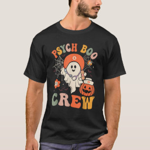 Psych Boo Crew Nurse Funny Halloween Easy Costume  T-Shirt