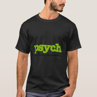 Psych Fake Psychic Real Detectives Crew Neck T-Shirt