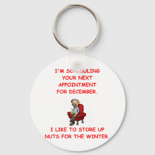 psych joke key ring