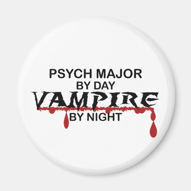 Psych Major Vampire by Night Magnet (Front)