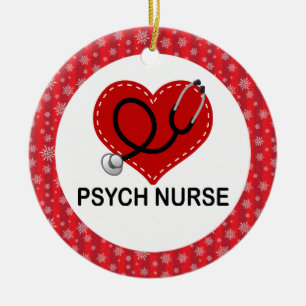 Psych Nurse Christmas Gift Ornament