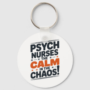 Psych Nurse Design Psychiatry Pmhnp Mental Health Key Ring