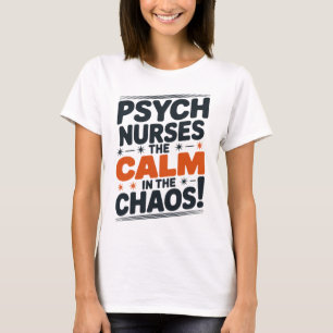 Psych Nurse Design Psychiatry Pmhnp Mental Health T-Shirt