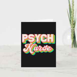 Psych Nurse Psychiatric Nursing Department Mental  Card