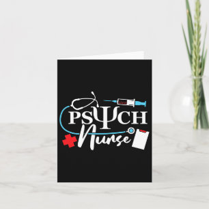 Psych Nurse Psychology Nursing Psychiatric Mental  Card