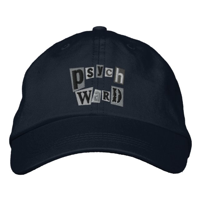 Psych Ward Embroidered Hat (Front)