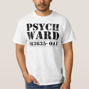 Psych Ward - Escaped Convict Fancy Dress Costume T-Shirt