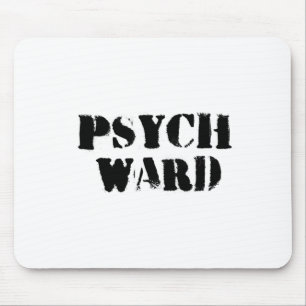 Psych Ward Funny Halloween Costume Prisoner Gift I Mouse Pad