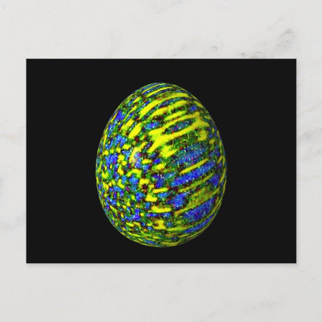 Psychadelic Egg 2 Postcard (Front)