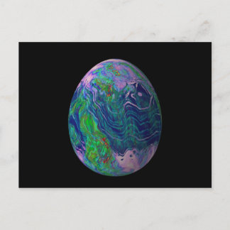 Psychadelic Egg 7 Postcard