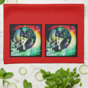 Psychadelic Lucy Tea Towel