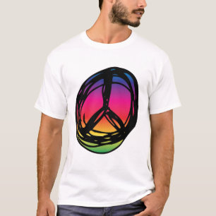 Psychadelic peace sign T-Shirt