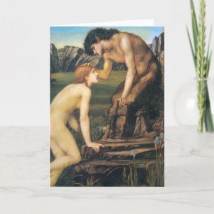 "Psyche and Pan", by Edward Burne-Jones Card