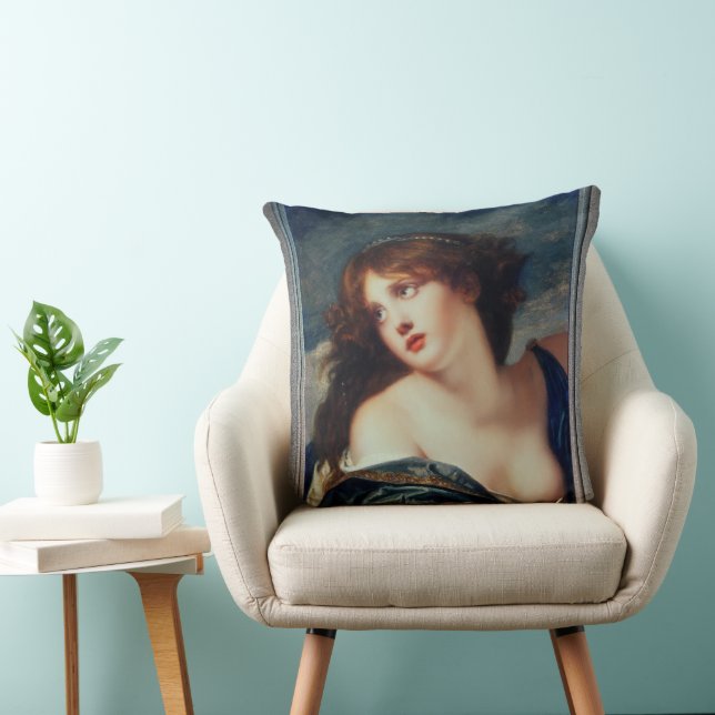 Psyche by Jean-Baptiste Greuze	 Cushion (Chair)