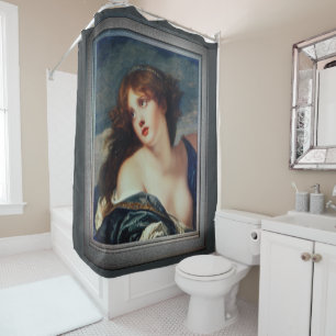 Psyche by Jean-Baptiste Greuze Shower Curtain