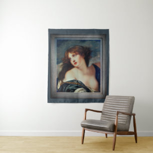 Psyche by Jean-Baptiste Greuze Tapestry