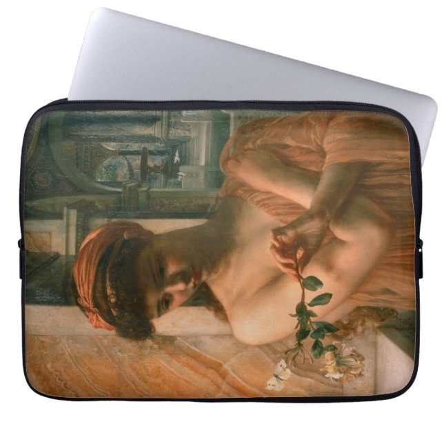 Psyche in the Temple of Love (by Edward Poynter) Laptop Sleeve (Front)