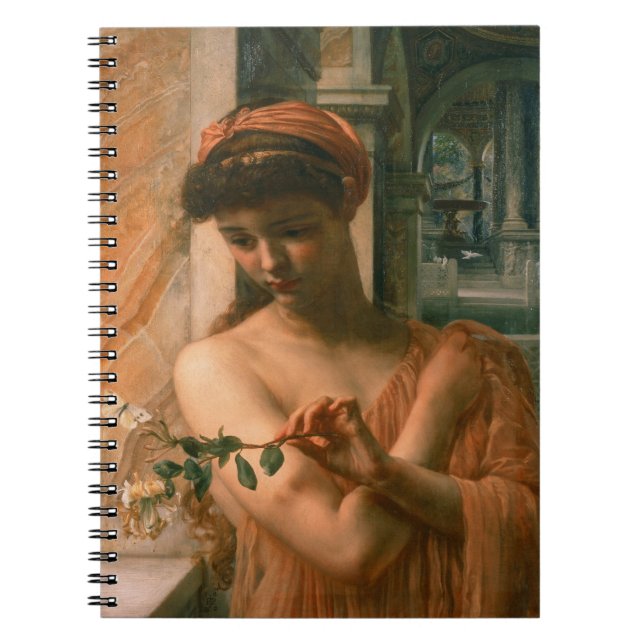 Psyche in the Temple of Love (by Edward Poynter) Notebook (Front)