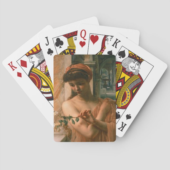 Psyche in the Temple of Love (by Edward Poynter) Playing Cards (Back)