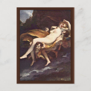 Psyche Is Kidnapped By The Winds, By Prud'Hon Pie Postcard
