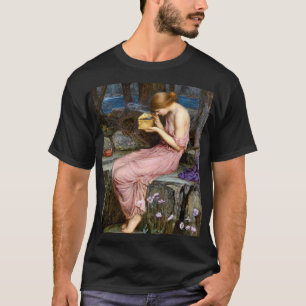 Psyche Opening the Golden Box Waterhouse Art T-Shirt