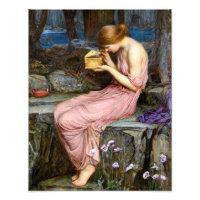 Psyche Opening the Golden Box Waterhouse Painting