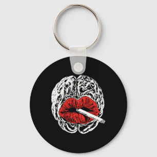 Psyche Smokes Sticker Key Ring