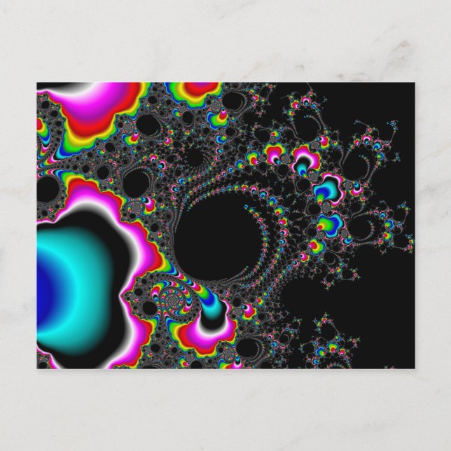 Psychedelace - Fractal Postcard (Front)
