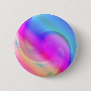 Psychedelic 6 Cm Round Badge