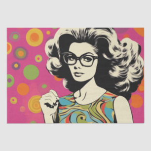 Psychedelic: A 1960s Retro Hippie Decoupage Paper