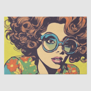 Psychedelic: A 1960s Retro Hippie Decoupage Paper