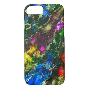 Psychedelic Abstract Alcohol Ink iPhone 8/7 Case