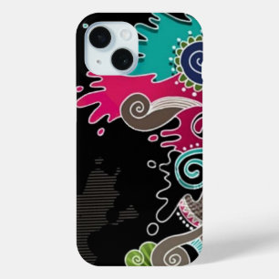 Psychedelic Abstract Coloured iPhone 15 Case