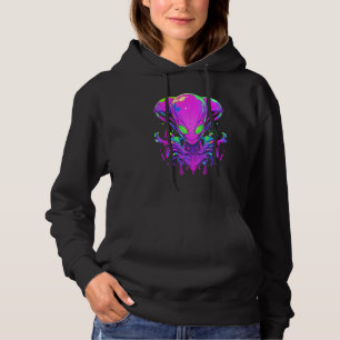 Psychedelic Alien Party Rave Extraterrestrial UFO Hoodie