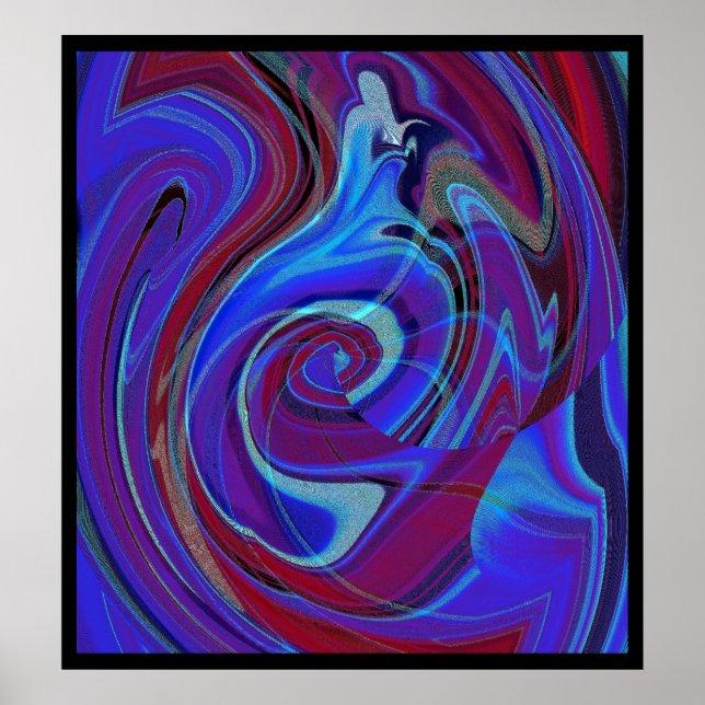 Psychedelic American Pheasant Poster (Front)