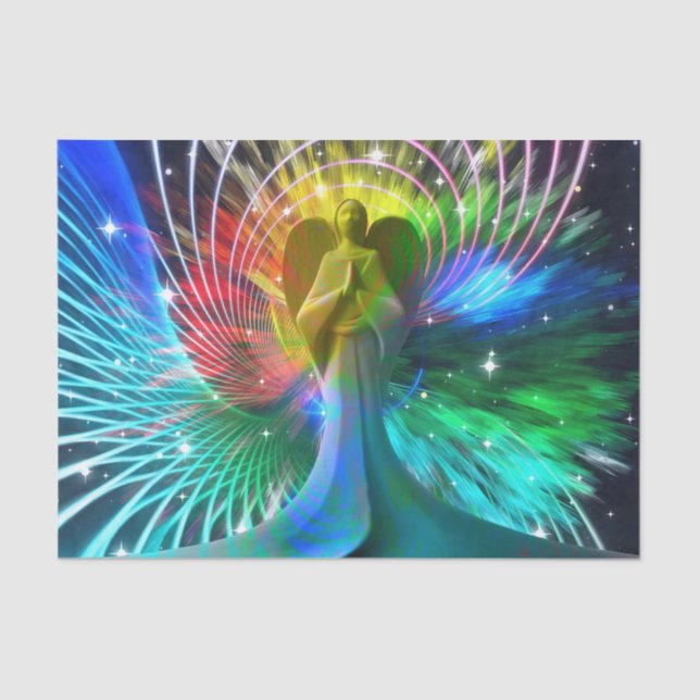 psychedelic angel tissue paper (Front)