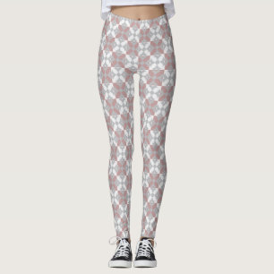 Psychedelic Arabesque Checked Leggings