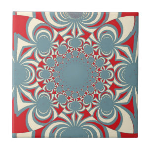 psychedelic Art Ceramic Tile