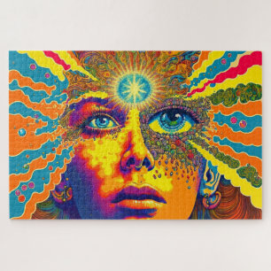 Psychedelic Art Enlightenment  Jigsaw Puzzle