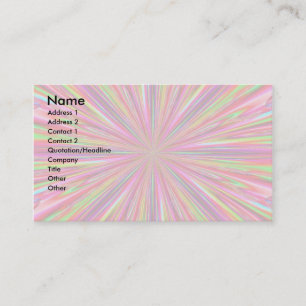 PSYCHEDELIC ART FUN BUSINESS CARD