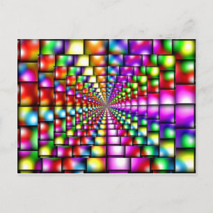 Psychedelic Art Postcard