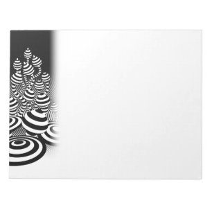 Psychedelic arty notepad