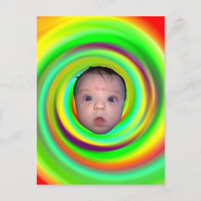 Psychedelic Baby Postcard (Front)
