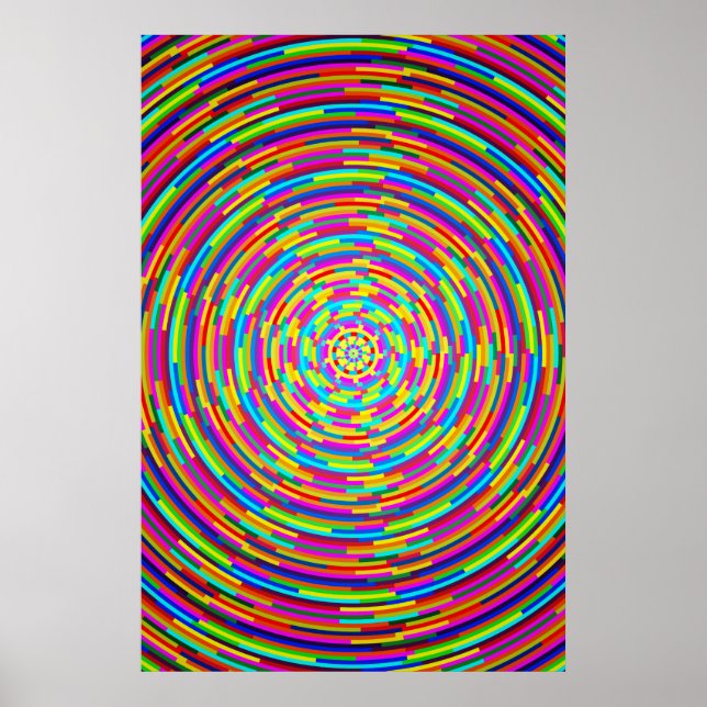 Psychedelic Bars Poster (Front)