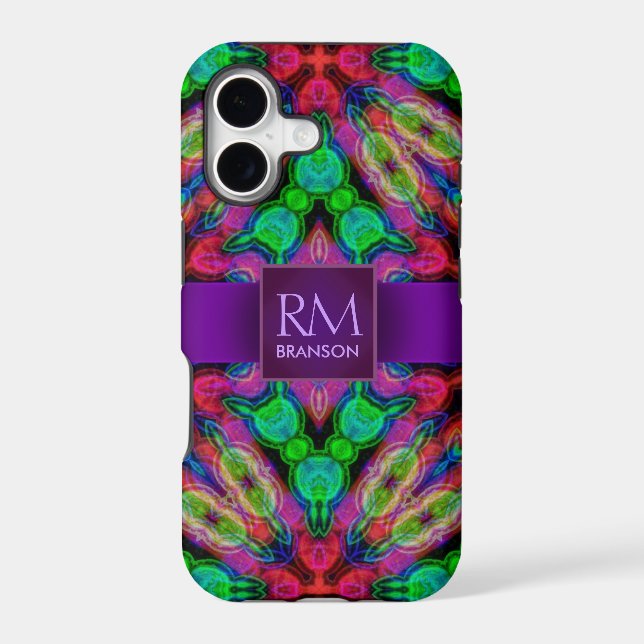 Psychedelic Batik Monogram Case-Mate™ (Back)