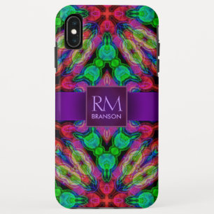 Psychedelic Batik Monogram iPhone4 Case-Mate™ iPhone XS Max Case